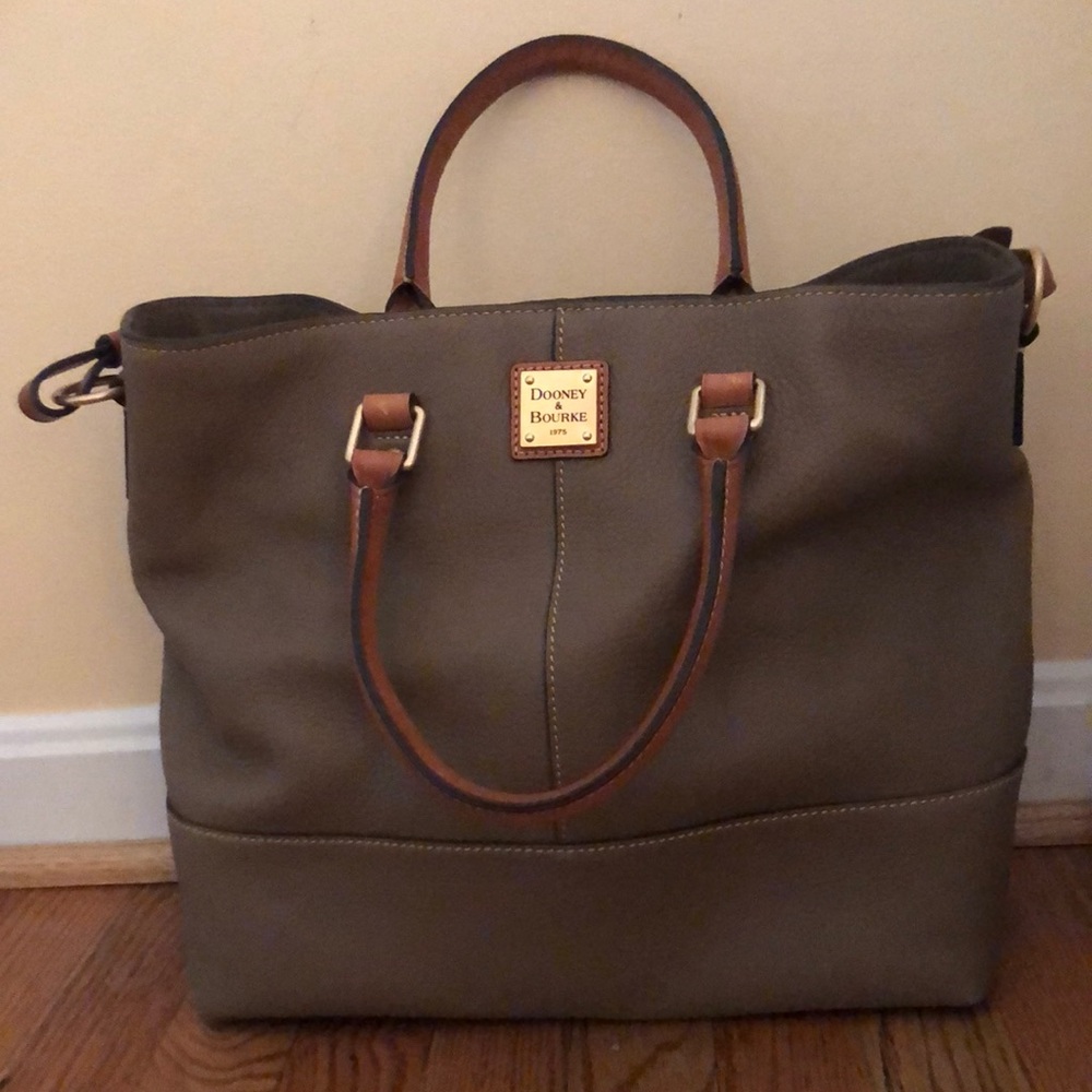 Taupe Dooney & Bourke Chelsea Shopper Bag